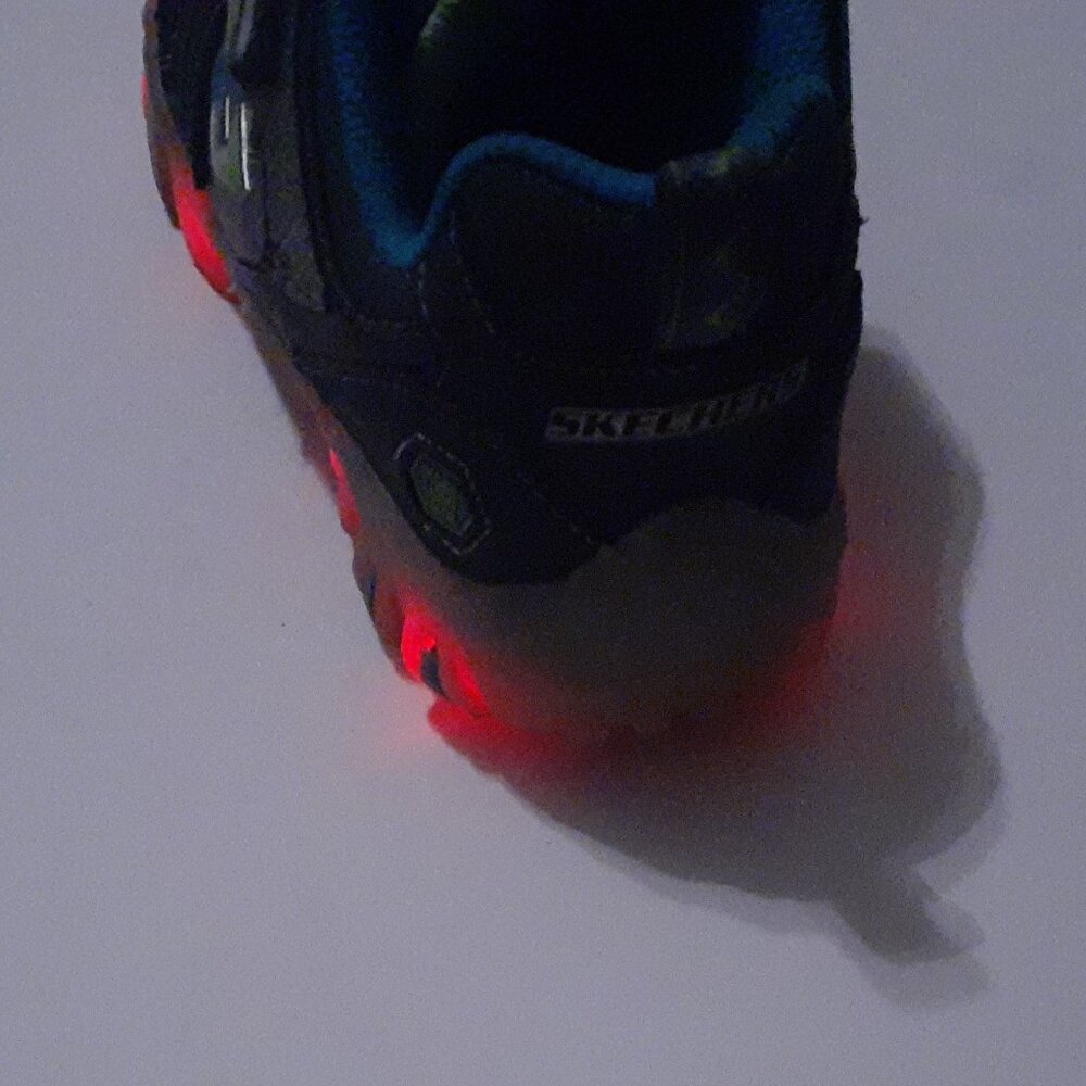 Magic Lites 'SK X' Light Up Leather Shoes Durable Sneaker - Picture 3 of 4